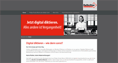 Desktop Screenshot of diktieren.renostar.eu