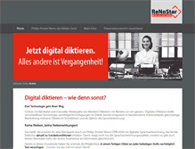 Tablet Screenshot of diktieren.renostar.eu